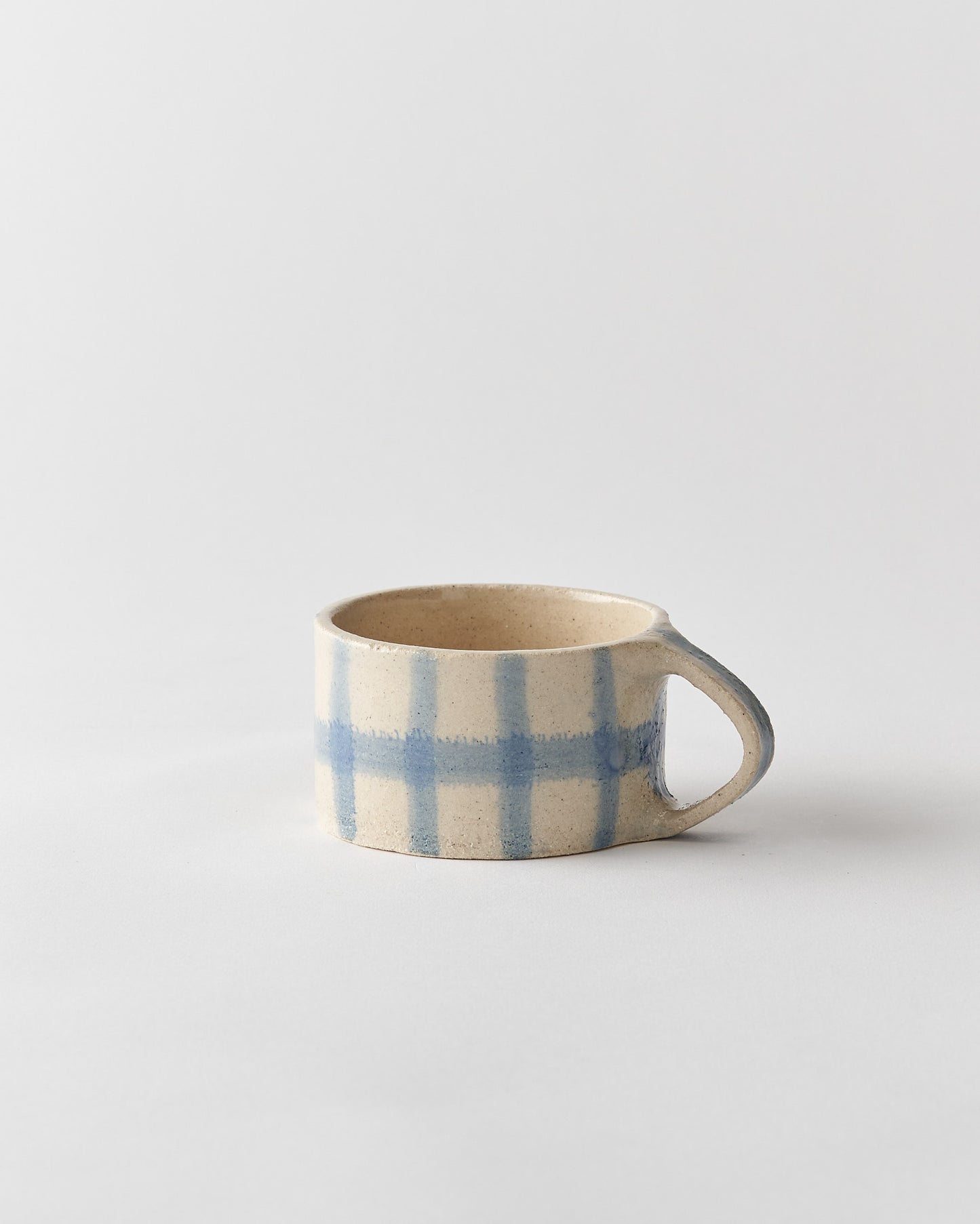 Low Mug / Brushed Grid