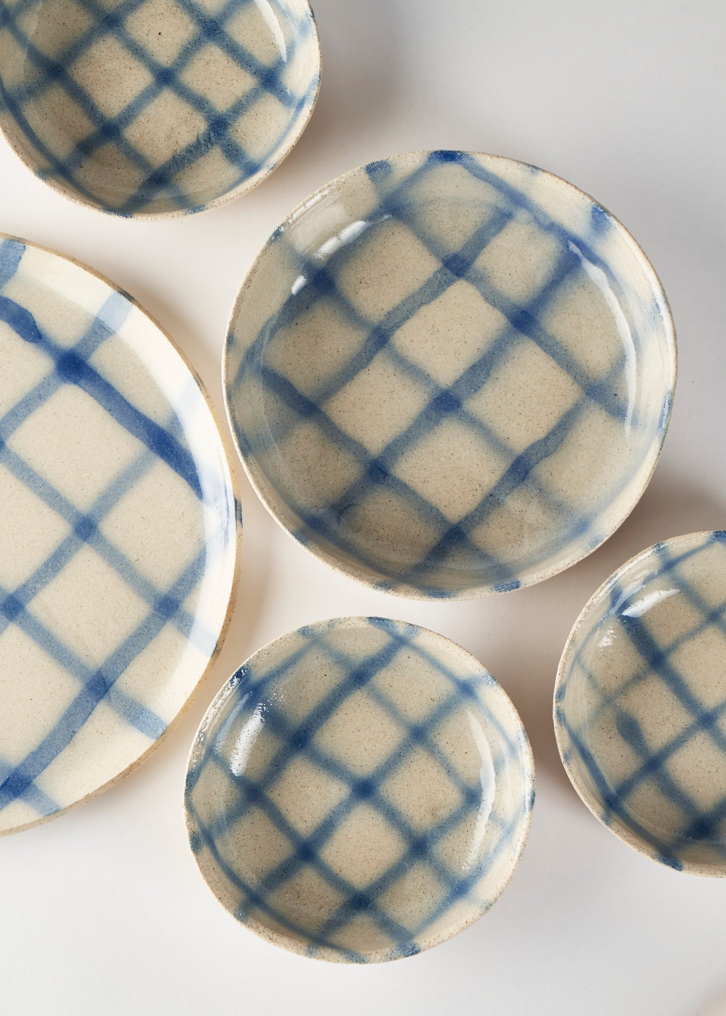 Everything Plate Ø 20 cm / Brushed Grid