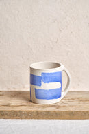 Big Mug - Wide Cobalt Stripes