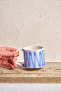 Classic Mug - Cobalt ZigZag