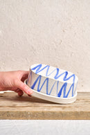 Butter dish - Cobalt ZigZag