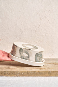 Butter dish - Manganese Circle #1
