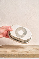 Butter dish - Manganese Circle #1