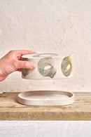 Butter dish - Manganese Circle #1
