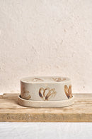 Butter dish - Flowers