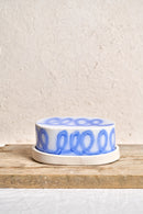 Butter dish - Cobalt Loop #1