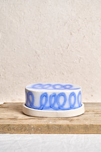 Butter dish - Cobalt Loop #1