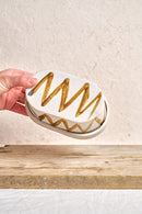 Butter dish - Copper ZigZag
