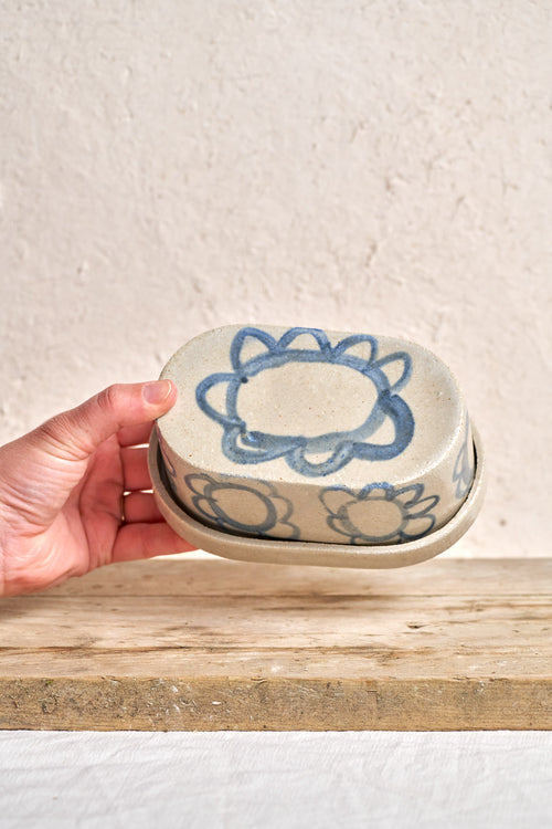 Butter dish - Jeanne's Flowers