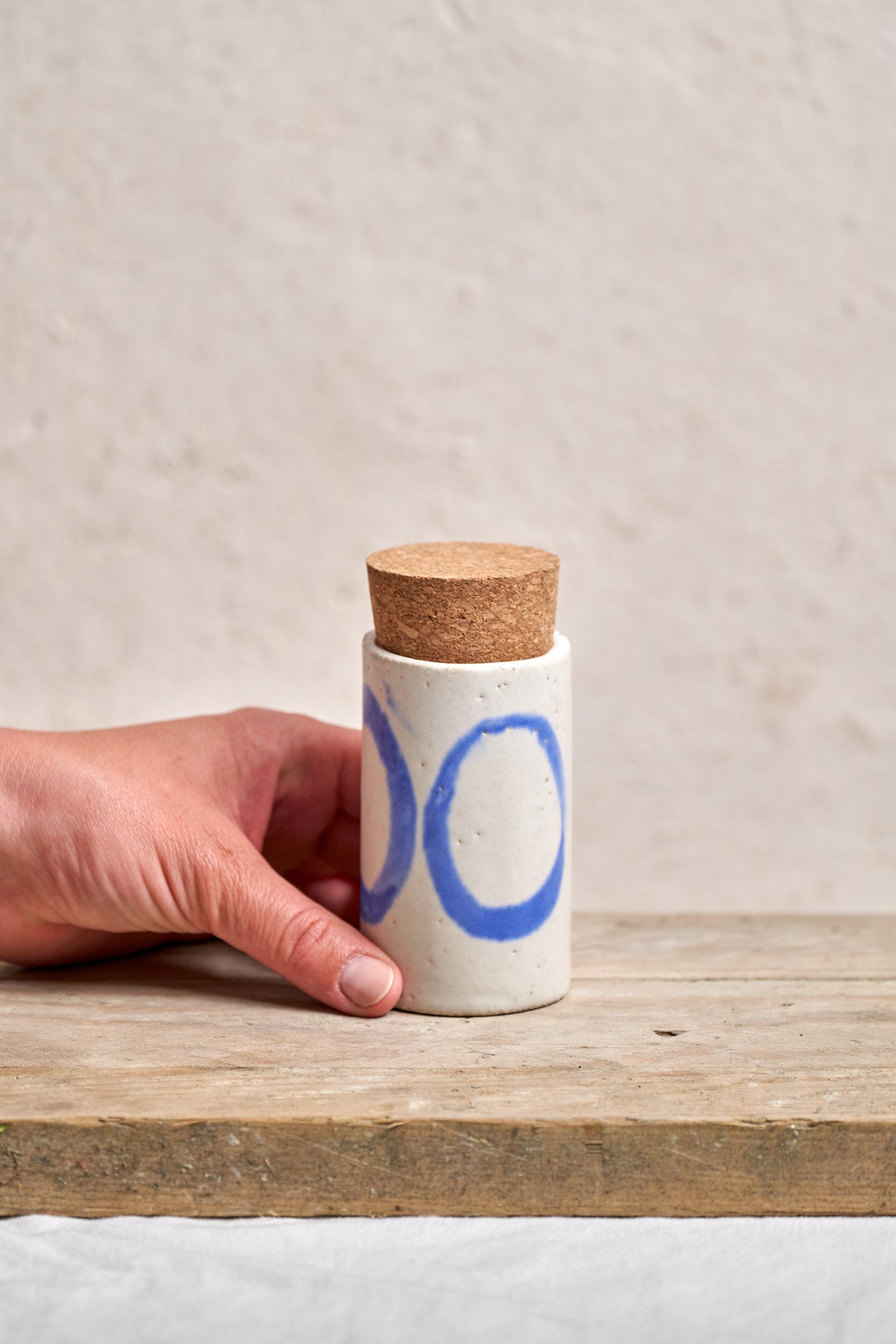 Spice Pot - Cobalt Circle