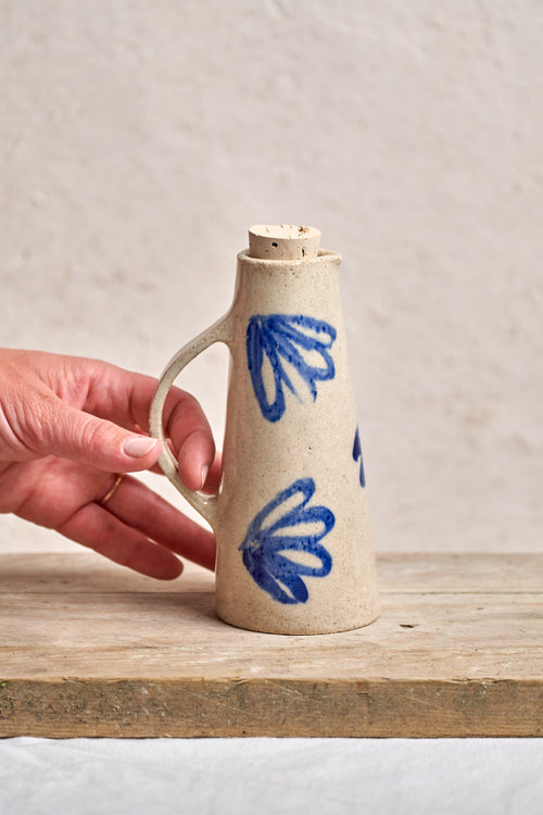 Small Jug - Cobalt Flower