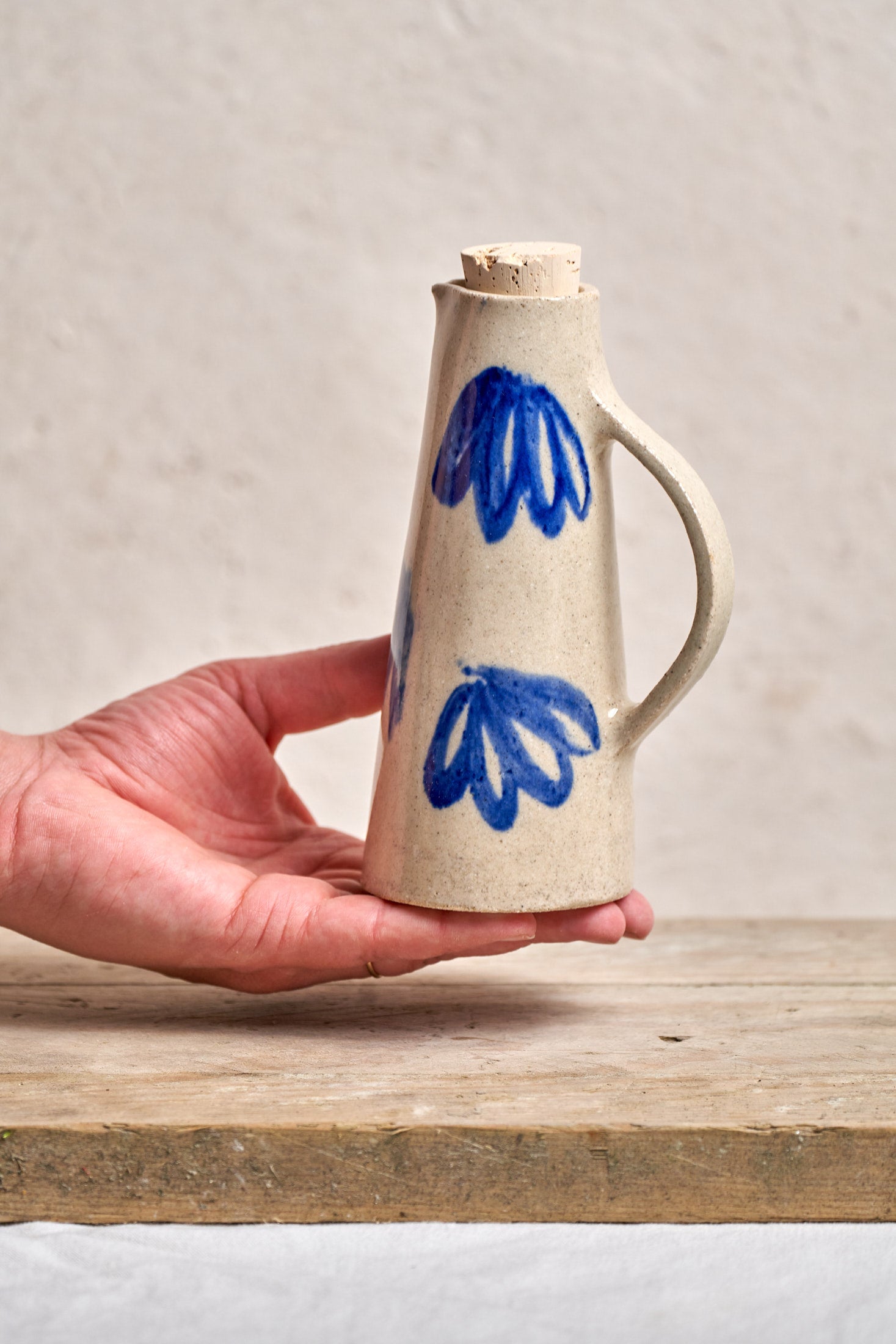 Small Jug - Cobalt Flower
