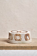 Butter dish - Manganese Circle #2