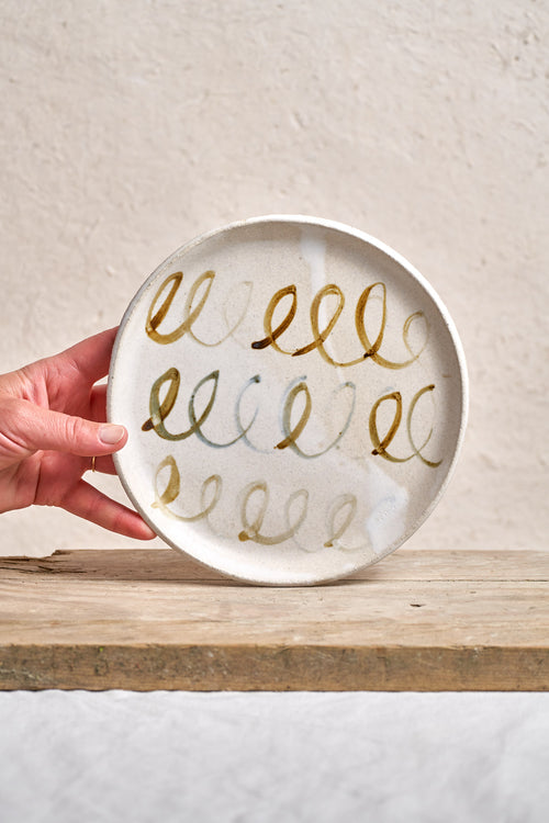 Dessert Plate - Iron Loop #2