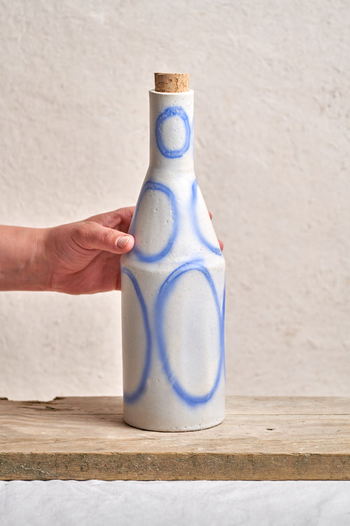 Bottle 1L - Cobalt Circle