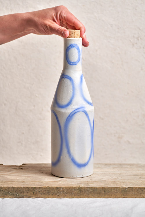 Bottle 1L - Cobalt Circle