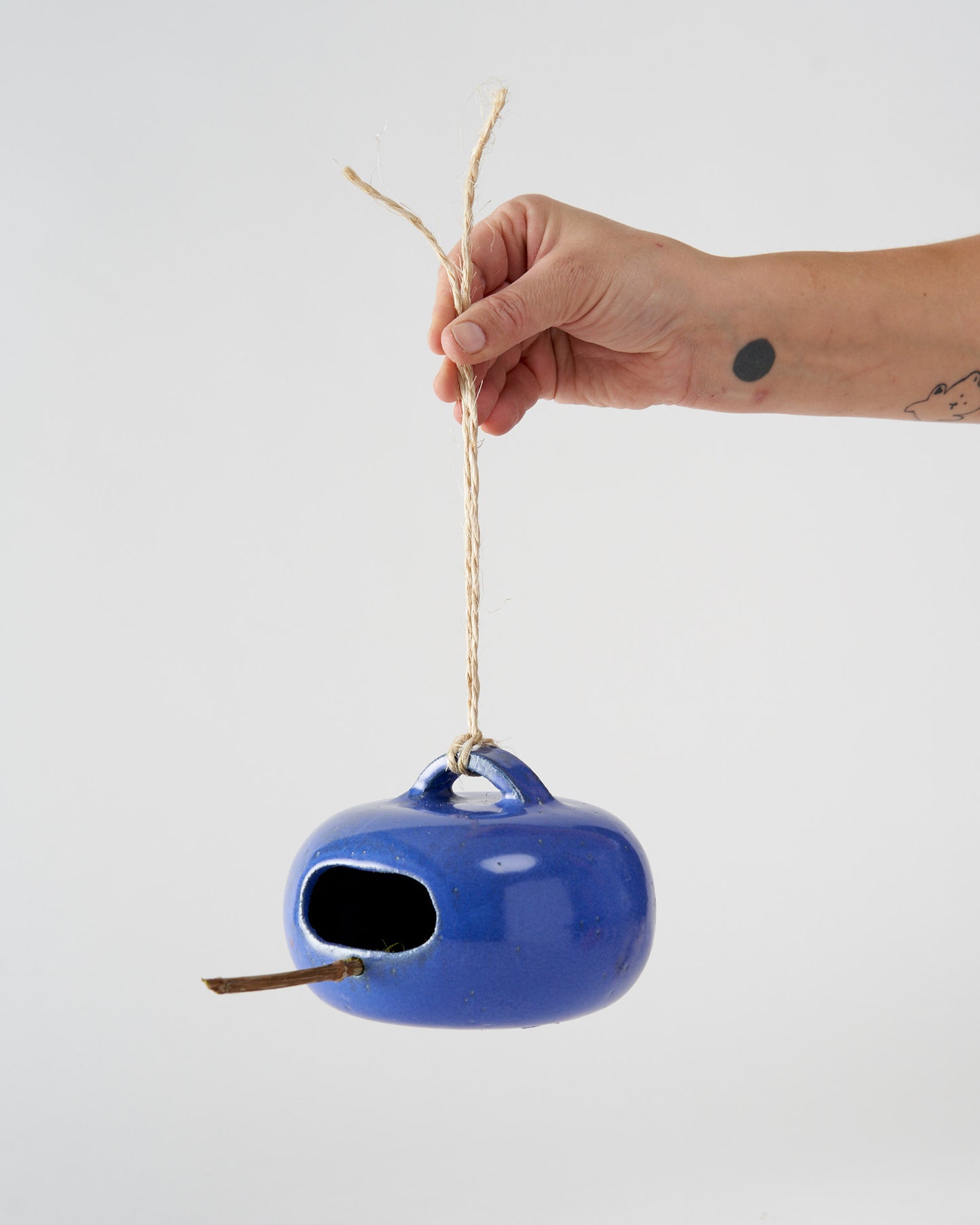 Hanging Bird Feeder / Blue
