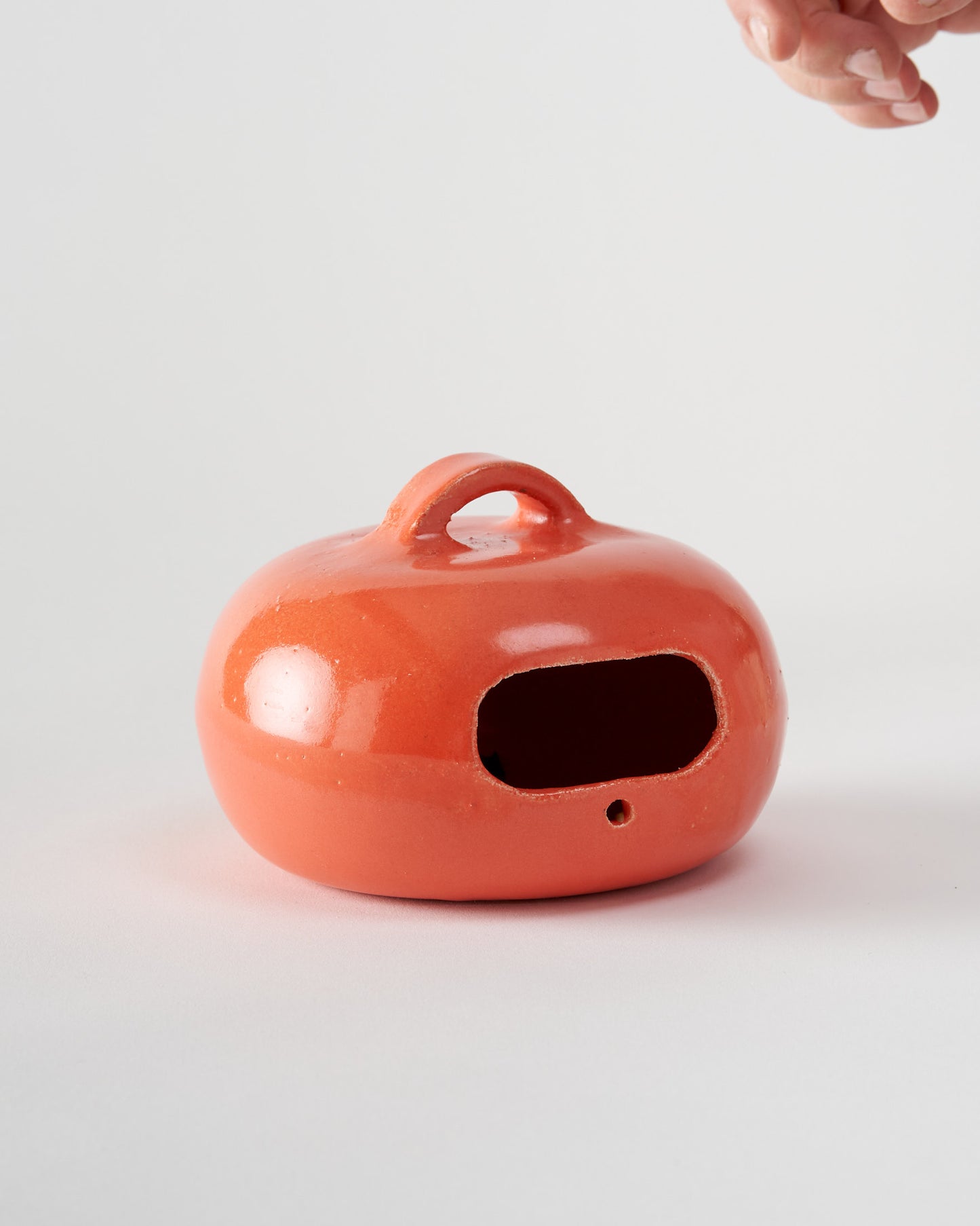 Hanging Bird Feeder / Orange