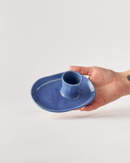 Egg Cup / Milky Blue