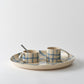 Large Tray / Brushed Grid