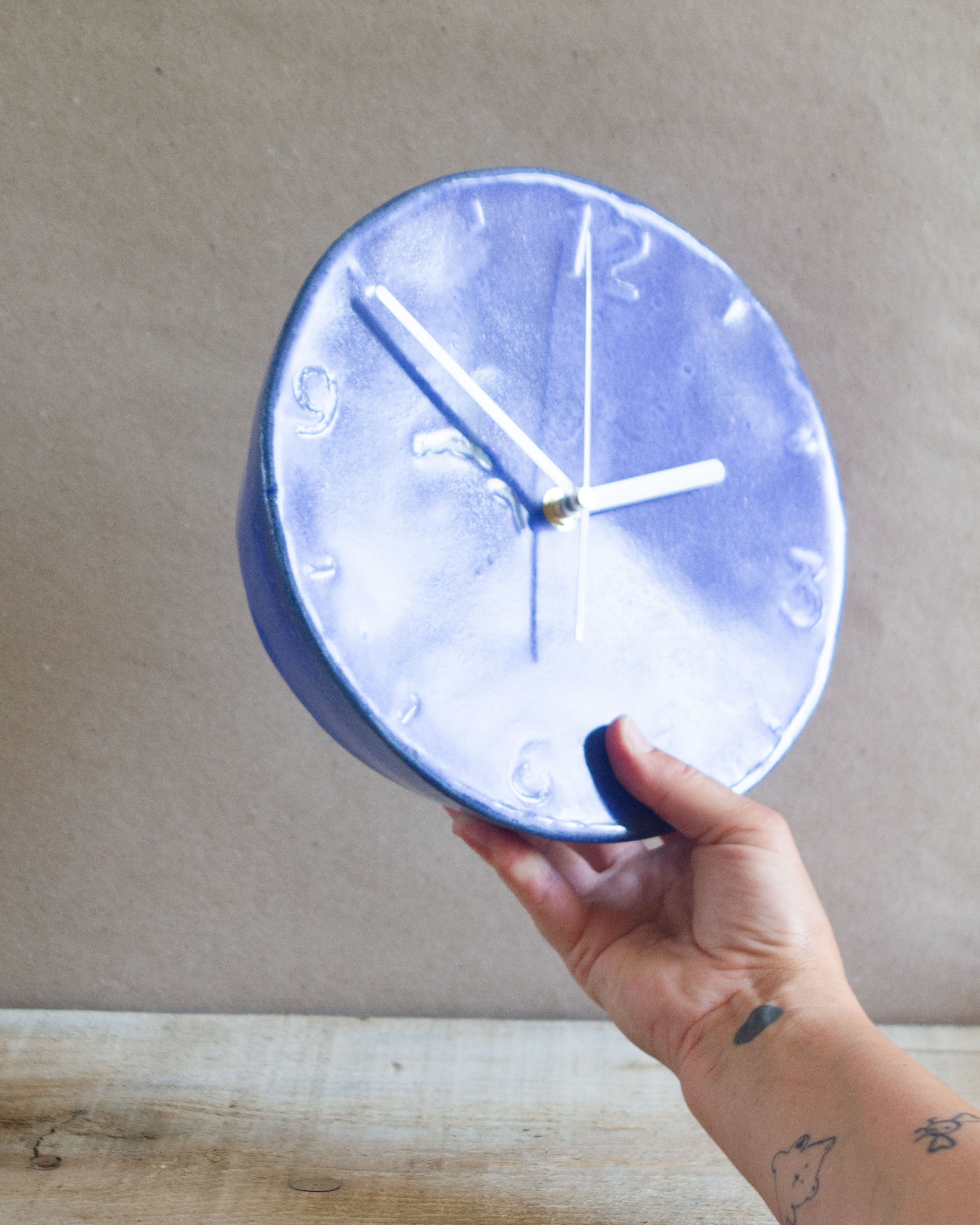 SALE / Clock / Blue