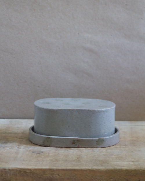 SALE / Butter dish / Reduction fired