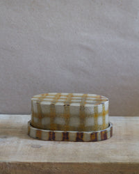 SALE / Butter dish / Reduction Air brush