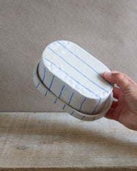 SALE / Butter dish / White