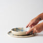 Dinner Plate Ø 26 cm / Brushed Grid