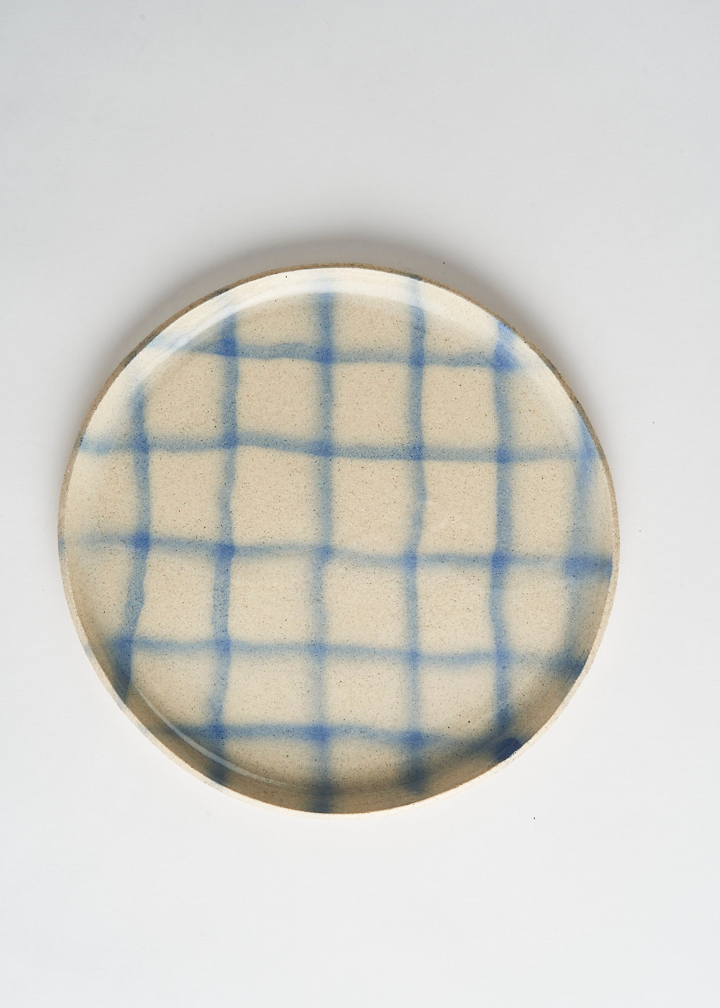 Dinner Plate Ø 26 cm / Brushed Grid