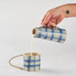 Small Pourer / Brushed Grid