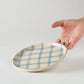 Dessert Plate  Ø 20 cm / Brushed Grid