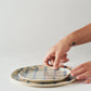 Dessert Plate  Ø 20 cm / Brushed Grid