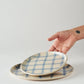 Dessert Plate  Ø 20 cm / Brushed Grid