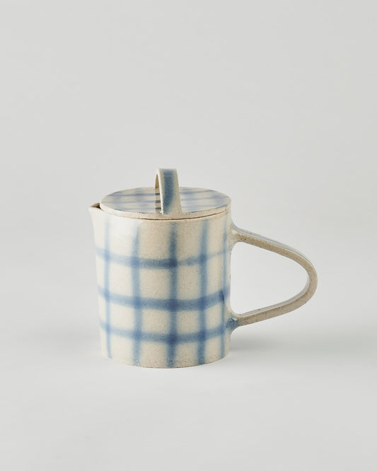 Tea Pot / Brushed Grid