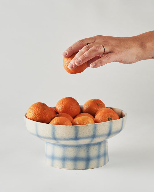 Fruit Bowl / Brushed Grid