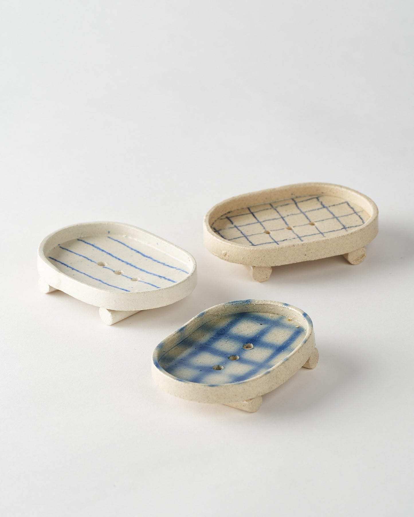 Soap Dish / Brushed Grid